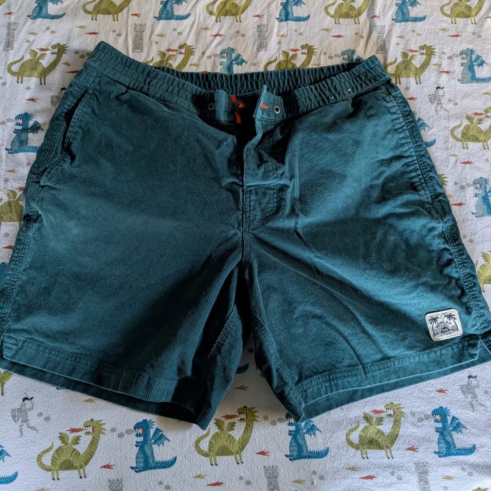 Howler Brothers Deep Teal Cargo Shorts